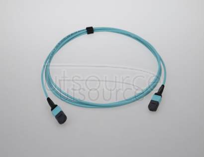 1m (3ft) MTP Female to Female 12 Fibers OM3 50/125 Multimode Trunk Cable, Type B, Elite, Plenum (OFNP), Aqua The MTP Trunk Cable is designed for 40G QSFP+ SR4, 40G QSFP+ CSR4 and 100G QSFP28 SR4 optics direct connection and high-density data center applications<br/> The US Conec MTP connectors are fully compliant with the MPO standards. 1m (3ft) MTP Female to Female 12 Fibers OM3 50/125 Multimode Trunk Cable, Type B, Elite, Plenum (OFNP), Aqua The MTP Trunk Cable is designed for 40G QSFP+ SR4, 40G QSFP+ CSR4 and 100G QSFP28 SR4 optics direct connection and high-density data center applications<br/> The US Conec MTP connectors are fully compliant with the MPO standards.