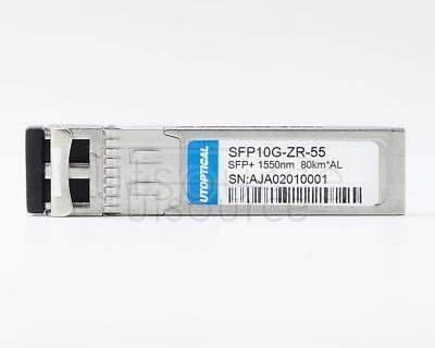 Alcatel-Lucent SFP-10G-ZR Compatible SFP10G-ZR-55 1550nm 80km DOM Transceiver Every transceiver is individually tested on a full range of Alcatel-Lucent equipment and passed the monitoring of Utoptical's intelligent quality control system.