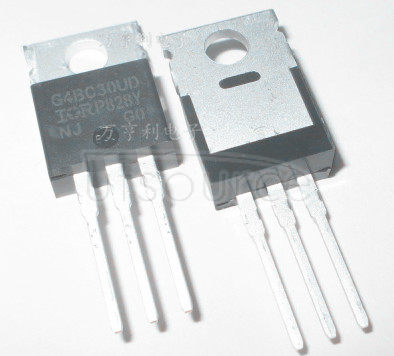 IRG4BC30UDPBF Co-Pack IGBT up to 20A, Infineon
Isolated Gate Bipolar Transistors (IGBT) from Infineon provide the iser with a comprehensive range of options to ensure your appplication is covered. High effiency ratings enable this range of IGBTs to be used in a wide variety of applications and can support various switching frequencies thanks to low switching losses.
IGBT co-packaged with ultrafast soft recovery anti-parallel diode for use in bridge configurations