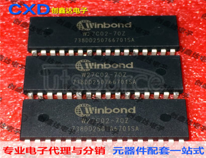 Utsource is distributor of W27C02-70Z W27C020-70 Electrically Erasable EPROM Integrated Circuit Microcontroller Chip Storage IC Winbond,0738+, buy W27C02-70Z W27C020-70 Electrically Erasable EPROM Integrated Circuit Microcontroller Chip Storage IC Winbond,0738+, in stock, new&original with lower price, offer image datasheet|pdf