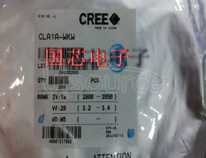 	CREE SMD LED 1210 3528 5000K Cool white CLA1A-WKW