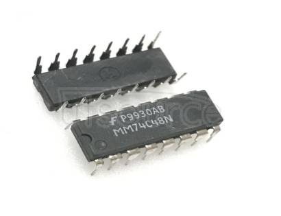 MM74C48N IC DECODER BCD-7SEGMENT 16-DIP