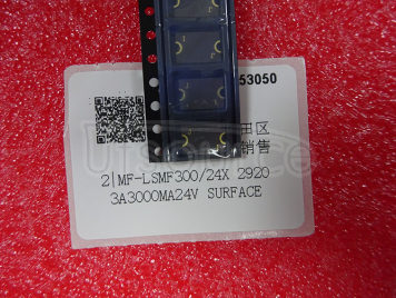 MF-LSMF300/24X 2920 3A3000MA24V surface resettable fuse 7.5x5.5