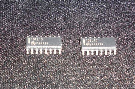 MC10EL15D 5V ECL 1:4 Clock Distribution Chip<br/> Package: SOIC 16 LEAD<br/> No of Pins: 16<br/> Container: Rail<br/> Qty per Container: 48