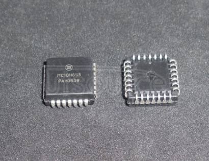 MC10H643FN 1:8 Clock Driver<br/> Package: 28 LEAD PLCC<br/> No of Pins: 28<br/> Container: Rail<br/> Qty per Container: 37