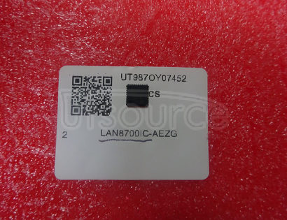 LAN8700IC-AEZG 15kV   ESD   Protected   MII/RMII   10/100   Ethernet   Transceiver   with  HP  Auto-MDIX   Support   and   flexPWR?   Technology  in a  Small   Footprint