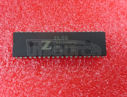 Z84C4208PEC Core / Cpu Used  = Z80 <br/><br/> External Memory  = -- <br/><br/> Speed  = 6, 8, 10 <br/><br/> I/O  = N/s <br/><br/> Timers  = no <br/><br/> Communications Controller  = Sio <br/><br/> Other Features  = Sio <br/><br/>