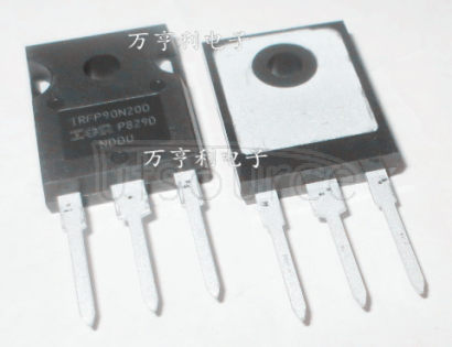 IRFP90N20DPBF N-Channel Power MOSFET 150V to 600V, Infineon
Infineon's range of discrete HEXFET? power MOSFETs includes N-channel devices in surface mount and leaded packages and form factors that can address almost any board layout and thermal design challenge. Across the range benchmark on resistance drives down conduction losses, allowing designers to deliver optimum system efficiency.
