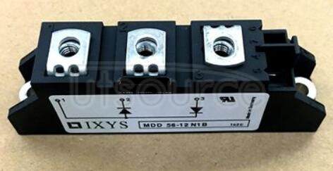 MDD56-12N1B CHOKE, DIFF/SYM MODE 2X15UH 4ACHOKE, DIFF/SYM MODE 2X15UH 4A; Inductance:15uH; Inductor type:Differential/Symmetrical; Current, DC max:4A; Resistance:0.03R; Case style:RS522; Frequency, resonant:13MHz; Voltage rating, AC:250V;