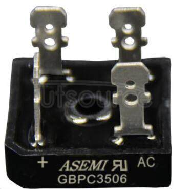 GBPC3506 35 Ampere Glass Passivated Bridge Rectifiers（35A，600V