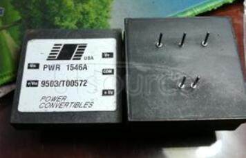 PWR1546A 5 WATT UNREGULATED DC/DC CONVERTER