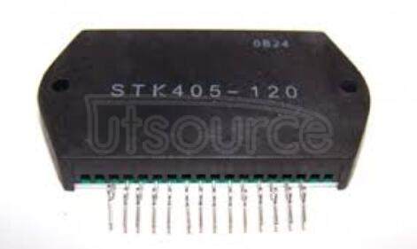 STK405-120 2ch AF Power Amplifier Split Power Supply 80W + 80W min, THD =10%