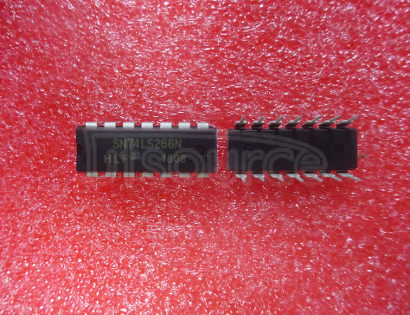 SN74LS266N XNOR (Exclusive NOR) IC 4 Channel Open Collector 14-PDIP