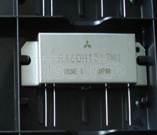 RA60H1317M1  RA60H1317M1A The RA60H1317M1A is a 60-watt RF MOSFET Amplifier Module for 12.5-volt mobile radios that operate in the 136- to 174-MHz range.