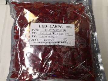 F5MM LED RED EMITTING DIODE