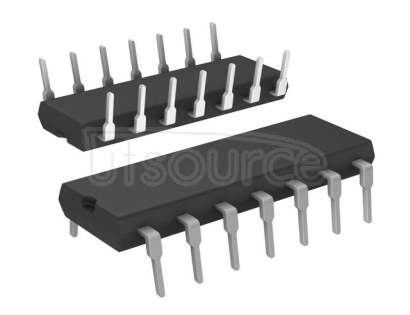 IR21844PBF Half Bridge Driver, SoftTurn-On, Single Input Plus Inverting Shut-Down, All High Voltage Pins on One Side, Separate Logic and Power Ground, Programmable Deadtime in a 14-pin DIP package; A IR21844 packaged in a Lead-Free 14-Lead PDIP