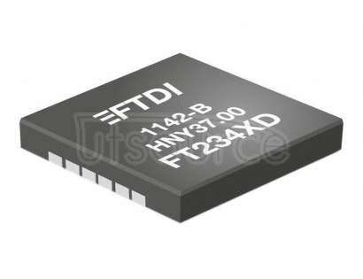 FT234XD-R USB-to-UART 1-CH 512byte FIFO 5V 12-Pin DFN EP T/R
