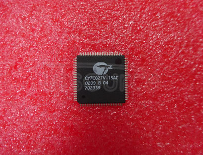 CY7C027V-15AC 3.3V 32K/64K x 16/18 Dual-Port Static RAM
