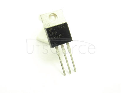 FDP51N25 UniFET? N-Channel MOSFET, Fairchild Semiconductor
UniFET? MOSFET is Fairchild Semiconductor's high voltage MOSFET family. It has the smallest on-state resistance among the planar MOSFETs, and also provides superior switching performance and higher avalanche energy strength. In addition, the internal gate-source ESD diode allows UniFET-II? MOSFET to withstand over 2000V HBM surge stress.
UniFET? MOSFETs are suitable for switching power converter applications, such as power factor correction (PFC), flat panel display (FPD) TV power, ATX (Advanced Technology eXtended) and electronic lamp ballasts.