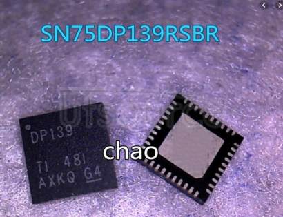 SN75DP139RSBR IC INTERFACE SPECIALIZED 40WQFN