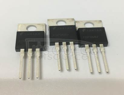 FDP3682 Discrete Commercial N-Channel UltraFET Trench MOSFET, 100V, 32A, 0.036 ohm @ Vgs = 10V, TO-220 Package<br/> Package: TO-220<br/> No of Pins: 3<br/> Container: Rail