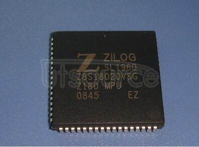 Z8S18020VSG1960 IC MPU Z180 20MHZ 68PLCC