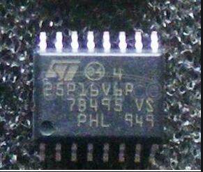 M25P16-VMN6P FLASH - NOR Memory IC 16Mb (2M x 8) SPI 75MHz 8-SO
