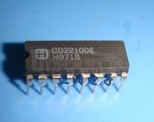 CD22100E CMOS 4 x 4 Crosspoint Switch with Control Memory High-Voltage Type 20V Rating