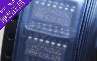 HCF4066BM1 OR MULTIPLEXING OF ANALOG OR DIGITAL SIGNALS QUAD BILATERAL SWITCH FOR TRANSMISSION