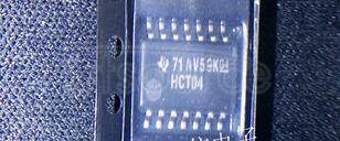 SN74HCT04NSR These devices contain six independent inverters. They perform the Boolean function Y = A\ in positive logic.