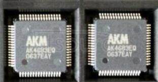 AK4683EQ Asynchronous   Multi-Channel   Audio   CODEC   with   DIR/T