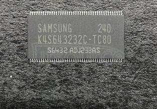 K4S643232C-TC80 2M x 32 SDRAM 512K x 32bit x 4 Banks Synchronous DRAM LVTTL