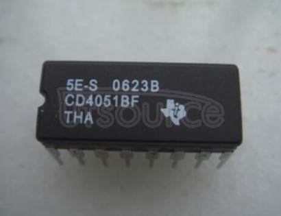 CD4051BF CMOS Analog Multiplexers/Demultiplexers with Logic Level Conversion