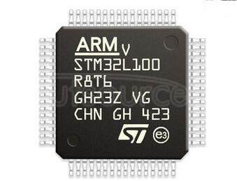 STM32L100R8T6 ARM? Cortex?-M3 STM32L1 Microcontroller IC 32-Bit 32MHz 64KB (64K x 8) FLASH 64-LQFP (10x10)