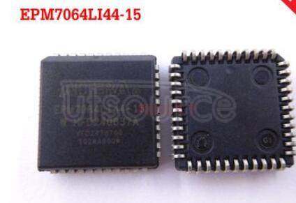 EPM7064LI44-15 Programmable Logic IC<br/> Logic Type:Programmable<br/> No. of Macrocells:64<br/> Package/Case:44-PLCC<br/> Mounting Type:Surface Mount