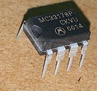 MC33178PG Low Power, Low Noise Operational Amplifiers