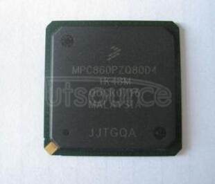 MPC860PZQ80D4 PowerQUICC, 32 Bit Power Architecture SoC, 80MHz, CPM, ENET, ATM, HDLC, PCMCIA, 0 to 95C