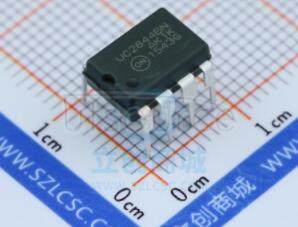 UC2844BNG 1A, 52kHz 250kHz Max Current Mode PWM Control Circuit with 16V UVLO Threshold and 48% Max Duty Cycle<br/> Package: 8 LEAD PDIP<br/> No of Pins: 8<br/> Container: Rail<br/> Qty per Container: 50