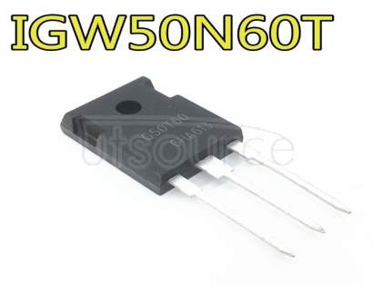 IGW50N60T IGBT Discretes<br/> Package: PG-TO247-3<br/> Switching Frequency: TRENCHSTOP? 2-20kHz<br/> Package: TO-247<br/> VCE max: 600.0 V<br/> ICmax @ 25°: 100.0 A<br/> ICmax @ 100°: 50.0 A
