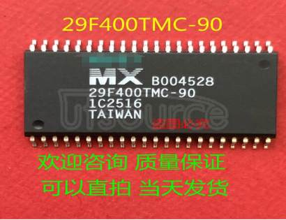 MX29F400TMC-90 4M-BIT   [512Kx8 / 256Kx16]  CMOS  FLASH   MEMORY