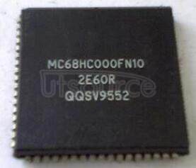 MC68HC000EI10 MPU  16BIT   10MHZ   68-PLCC