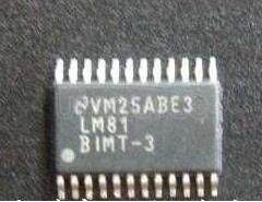 LM81BIMT-3 DATA ACQ SYSTEM|6-CHANNEL|8-BIT|TSSOP|24PIN|PLASTIC