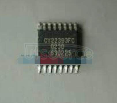 CY22393FC Three-PLL Serial-Programmable Flash-Programmable Clock Generator