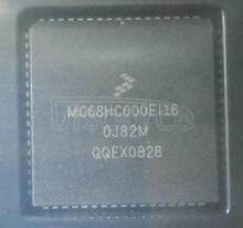 MC68HC000EI16 MPU  32BIT   16MHZ   68-PLCC