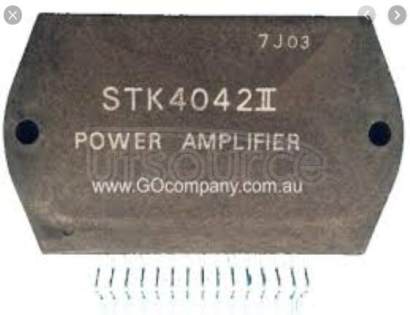 STK4042II AF power amplifier split power supply 80 W min, THD = 0.4%