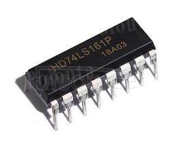 HD74LS161AP Logic IC<br/> Function: Synchronous 4-bit Binary Counter with Direct Clear<br/> Package: DIP