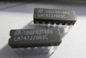 LM747J/883C Voltage-Feedback Operational Amplifier