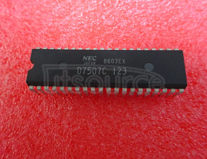 UPD7507C 4 BIT SINGLE CHIP CMOS MICROCOMPUTERS