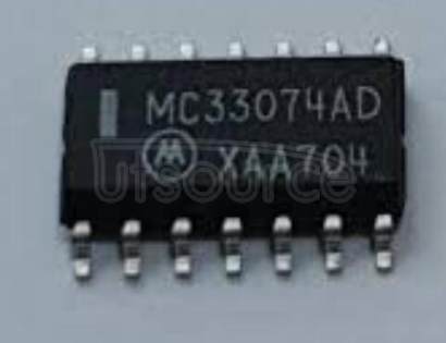 MC33074AD High Slew Rate, Wide Bandwidth, Single Supply Operational Amplifiers