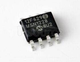 PIC12F629-I/SN 8-Pin, 8-Bit CMOS Microcontroller with A/D Converter and EEPROM Data Memory